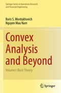 Cover: Convex Analysis and Beyond - Springer