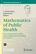 Cover: Mathematics of Public Health - Springer