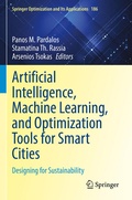 Cover: Artificial Intelligence, Machine Learning, and Optimization Tools for Smart Cities - Springer