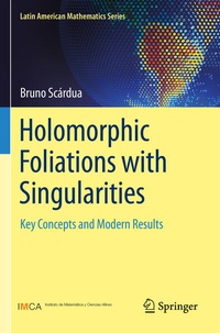 Enlarge image Cover: Holomorphic Foliations with Singularities - Springer
