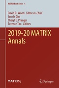 Cover: 2019-20 MATRIX Annals - Springer