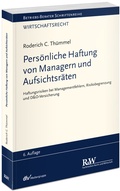 Cover: Pers&ouml;nliche Haftung von Managern und Aufsichtsr&auml;ten - Fachmedien Recht und Wirtschaft