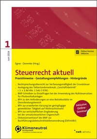 Abbildung von: Steuerrecht aktuell 1/2024 - NWB