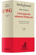 Cover: Gesetz gegen den unlauteren Wettbewerb: UWG - C.H.BECK