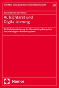 Abbildung von: Aufsichtsrat und Digitalisierung - Nomos