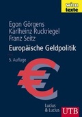 Cover: Europ&auml;ische Geldpolitik - UTB