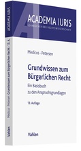 Cover: Grundwissen zum B&uuml;rgerlichen Recht - Vahlen
