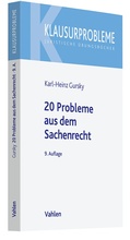 Cover: 20 Probleme aus dem Sachenrecht - Vahlen