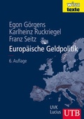Cover: Europ&auml;ische Geldpolitik - UTB