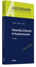Cover: Materielles Zivilrecht im Assessorexamen - Vahlen