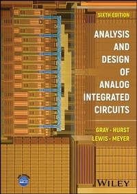 Bild vergrößern Bild: Analysis and Design of Analog Integrated Circuits - Wiley