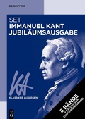 Bild: Immanuel Kant Jubil&auml;umsausgabe  - De Gruyter