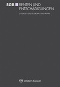 Cover: SGB RE - Renten und Entsch&auml;digungen - Wolters Kluwer Deutschland