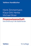 Cover: Finanzwissenschaft - Vahlen