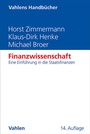 Cover: Finanzwissenschaft - Vahlen