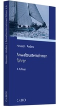 Cover: Anwaltsunternehmen f&uuml;hren - C.H.BECK