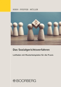 Abbildung von: Das Sozialgerichtsverfahren - Boorberg
