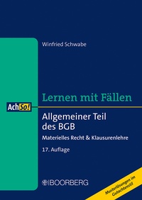 Abbildung von: Allgemeiner Teil des BGB - Boorberg