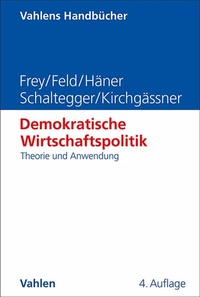 Abbildung von: Demokratische Wirtschaftspolitik - Vahlen