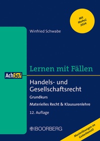 Abbildung von: Handels- und Gesellschaftsrecht - Boorberg