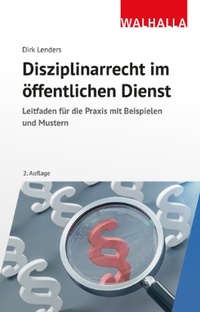 Abbildung von: Disziplinarrecht im öffentlichen Dienst - Walhalla