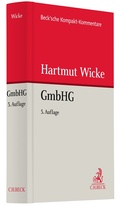 Cover: Gesetz betreffend die Gesellschaften mit beschr&auml;nkter Haftung (GmbHG) - C.H.BECK
