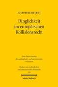 Abbildung von: Dinglichkeit im europäischen Kollisionsrecht - Mohr Siebeck