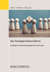 Abbildung von: Das Sozialgerichtsverfahren - Boorberg