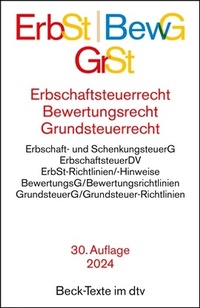 Bild vergrößern Bild: Erbschaftsteuerrecht / Bewertungsrecht / Grundsteuerrecht: ErbSt / BewG / GrSt - dtv
