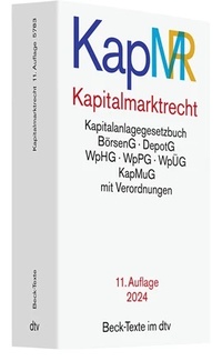 Bild vergrößern Bild: Kapitalmarktrecht: KapMR - dtv