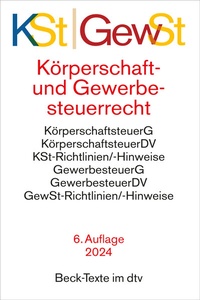 Abbildung von: Körperschaftsteuerrecht / Gewerbesteuerrecht - dtv