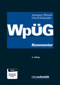 Abbildung von: Wertpapiererwerbs- und Übernahmegesetz: WpÜG - Otto Schmidt Verlag