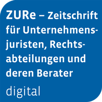 Abbildung von: ZURe - Zeitschrift für Unternehmensjuristen, Rechtsabteilungen und deren Berater digital - Otto Schmidt Verlag