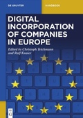 Cover: Digital Incorporation of Companies in Europe - De Gruyter