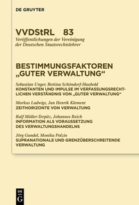 Abbildung von: Bestimmungsfaktoren "Guter Verwaltung" - De Gruyter