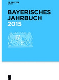 Abbildung von: Bayerisches Jahrbuch / 2015 - De Gruyter