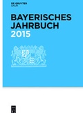 Cover: Bayerisches Jahrbuch / 2015 - De Gruyter