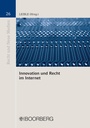 Cover: Innovation und Recht im Internet - Boorberg