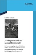 Cover: "Volksgemeinschaft" hinter Stacheldraht - De Gruyter Oldenbourg