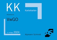 Abbildung von: Karteikarten VwGO - Alpmann Schmidt