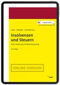 Cover: Insolvenzen und Steuern - NWB