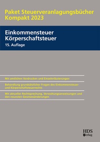 Bild vergrößern Bild: Paket Steuerveranlagungsbücher Kompakt 2023 - HDS