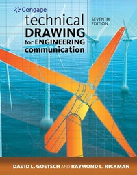 Enlarge image Cover: Technical Drawing for Engineering Communication - Delmar Cengage Learning