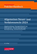 Cover: Praktiker-Handbuch Allgemeines Steuer-und Verfahrensrecht 2024 - IDW