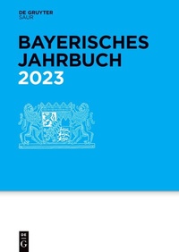 Abbildung von: Bayerisches Jahrbuch / 2023 - De Gruyter Saur