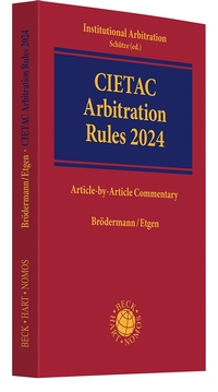 Enlarge image Cover: CIETAC Arbitration Rules 2024 - C.H.BECK