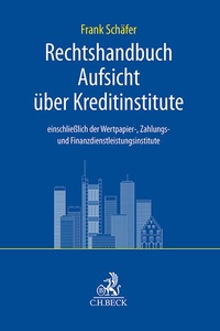 Abbildung von: Rechtshandbuch Aufsicht über Kreditinstitute - C.H.BECK