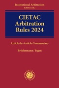 Cover: CIETAC Arbitration Rules 2024 - Nomos