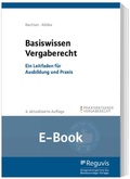 Abbildung von: Basiswissen Vergaberecht - Reguvis Fachmedien