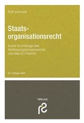 Cover: Staatsorganisationsrecht - Rolf Schmidt Verlag